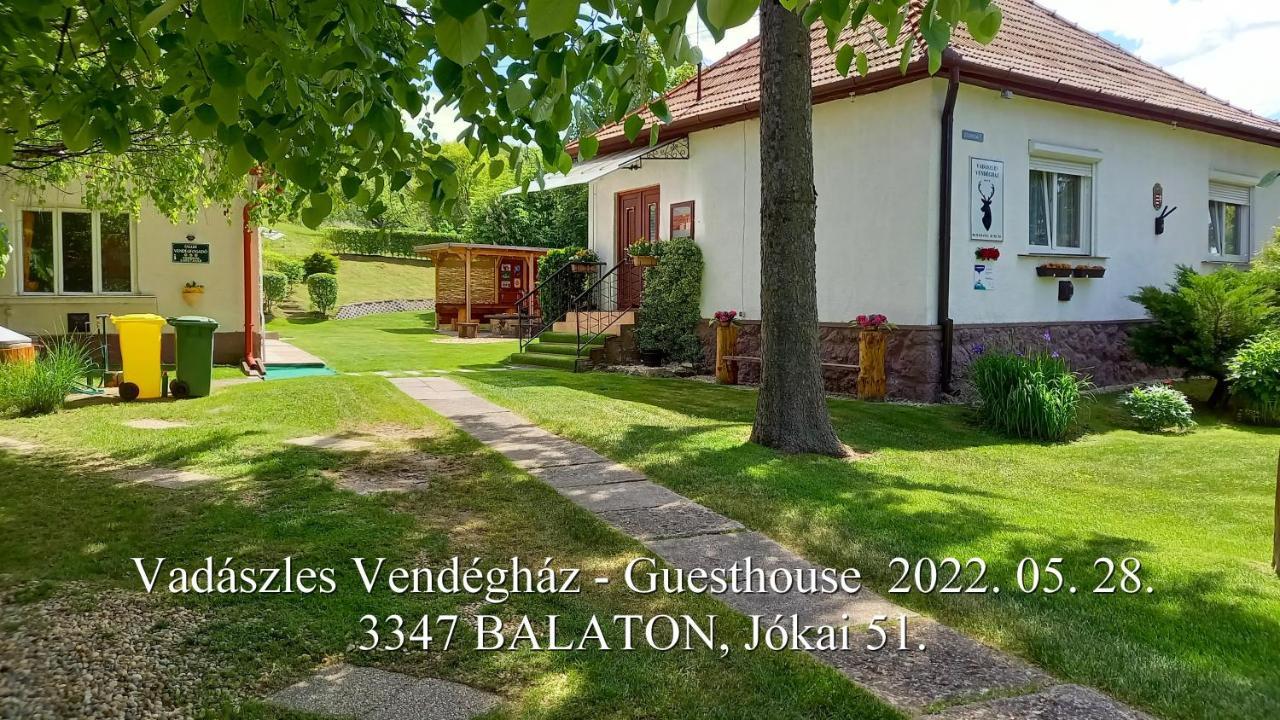 Vadaszles Vendeghaz Bukkszentmarton Exteriör bild